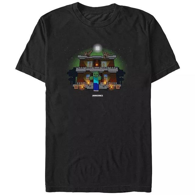 Mens Minecraft The Night Of Evil Graphic Tee Product Image