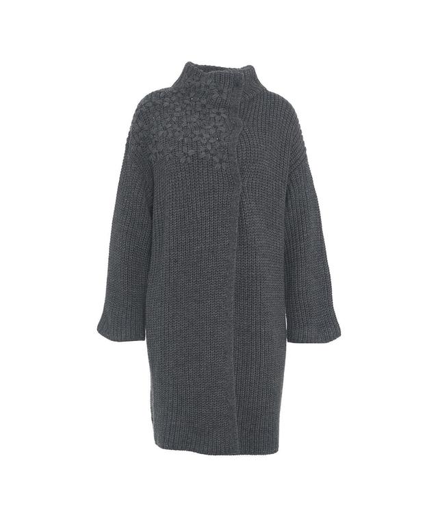 Cappotto in maglia con strass Female Product Image