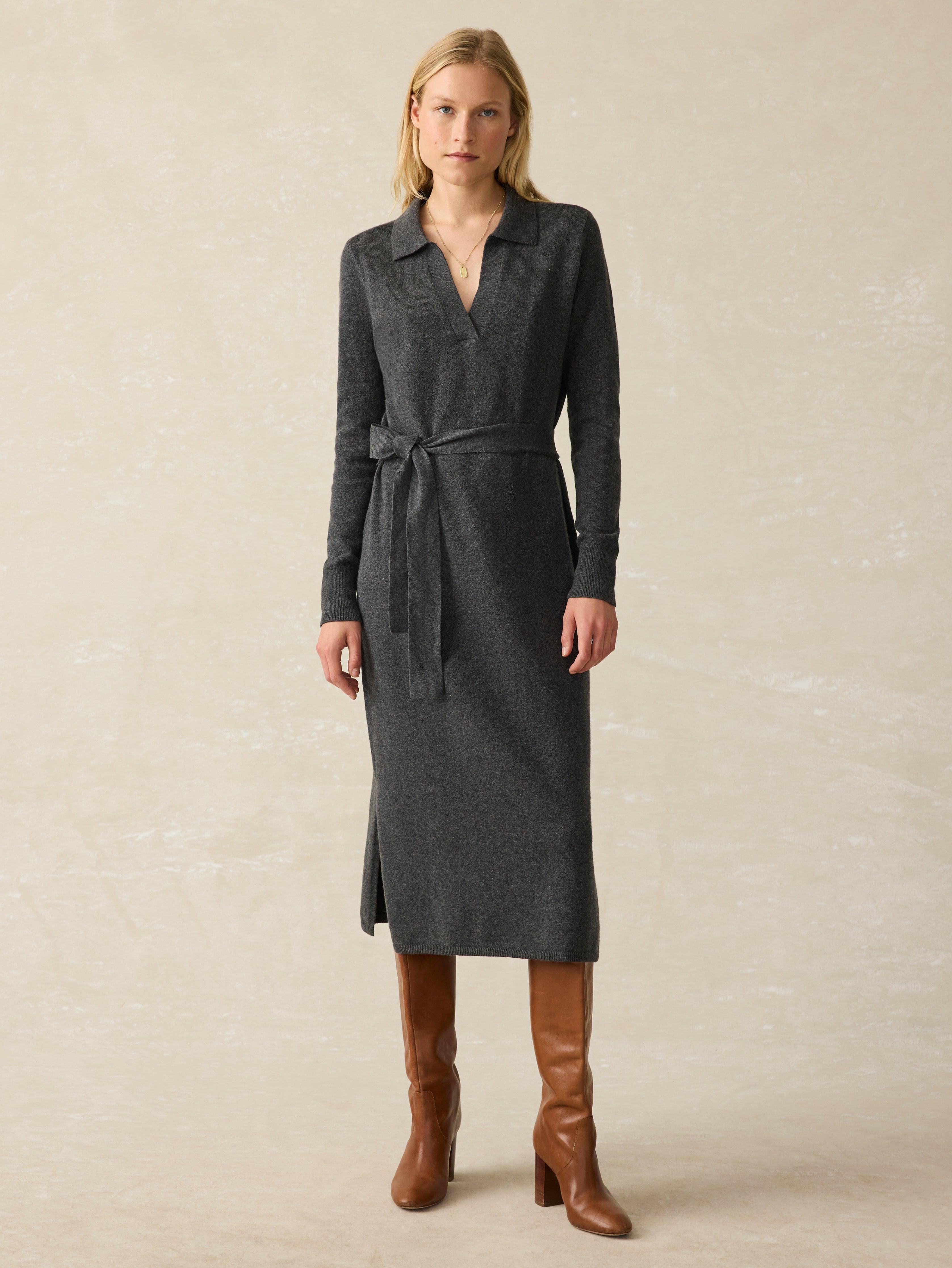 Jackson Sweater Dress - Medium Grey Heather Female product image