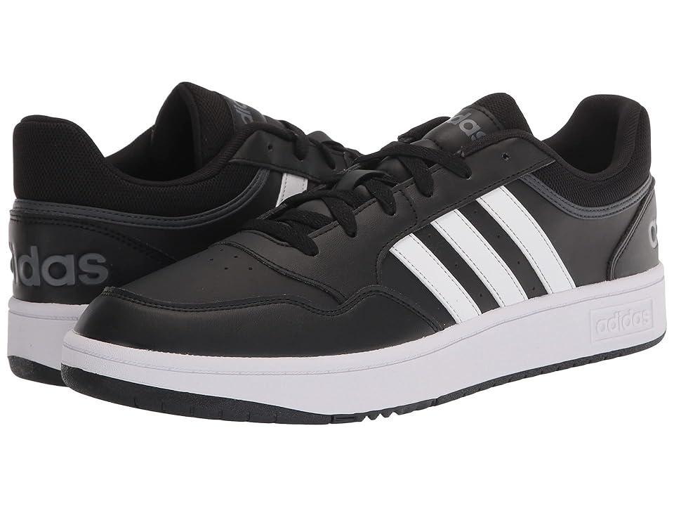 adidas Mens adidas Hoops 3.0 - Mens Basketball Shoes White/Core Black/White Product Image