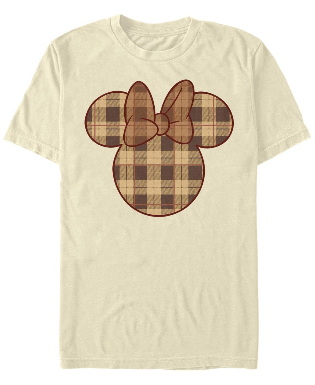 Disneys Mickey & Friends Minnie Fall Plaid Fill Mens Tee Product Image