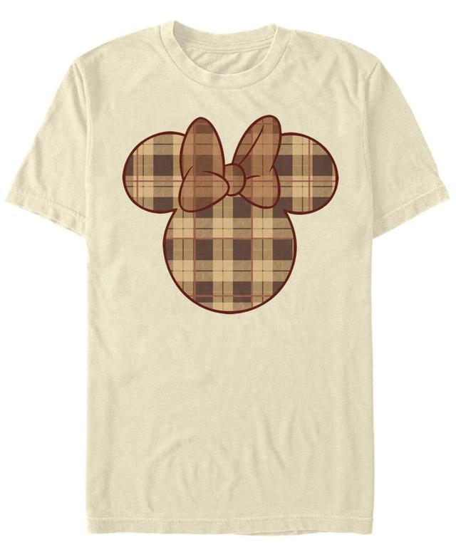 Fifth Sun Mens Fall Plaid Minnie Short Sleeve Crew T-shirt Product Image