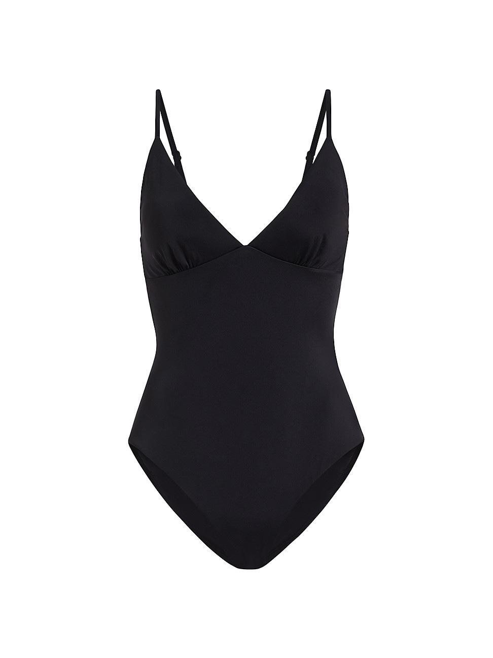 Womens Lanikai V-Neck One-Piece Swimsuit Product Image