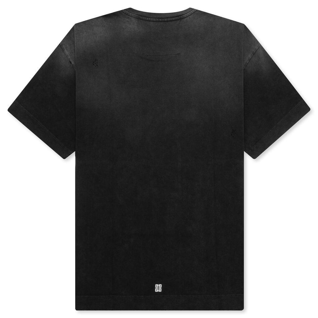 Casual Fit No Pocket T-Shirt - Black Male Product Image