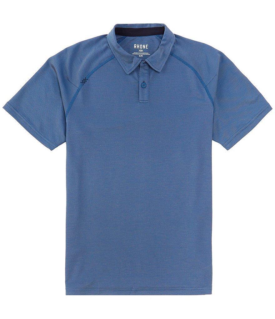 RHONE Delta Pique Short Sleeve Polo Shirt Product Image