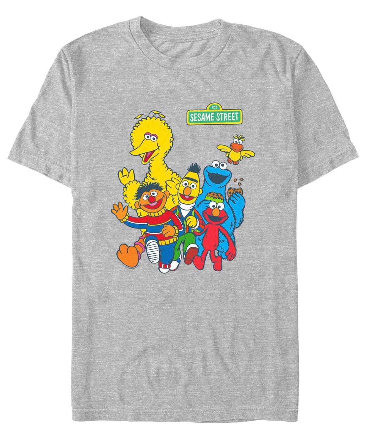 Fifth Sun Mens Sesame Street Counting Short Sleeve T-shirt Product Image