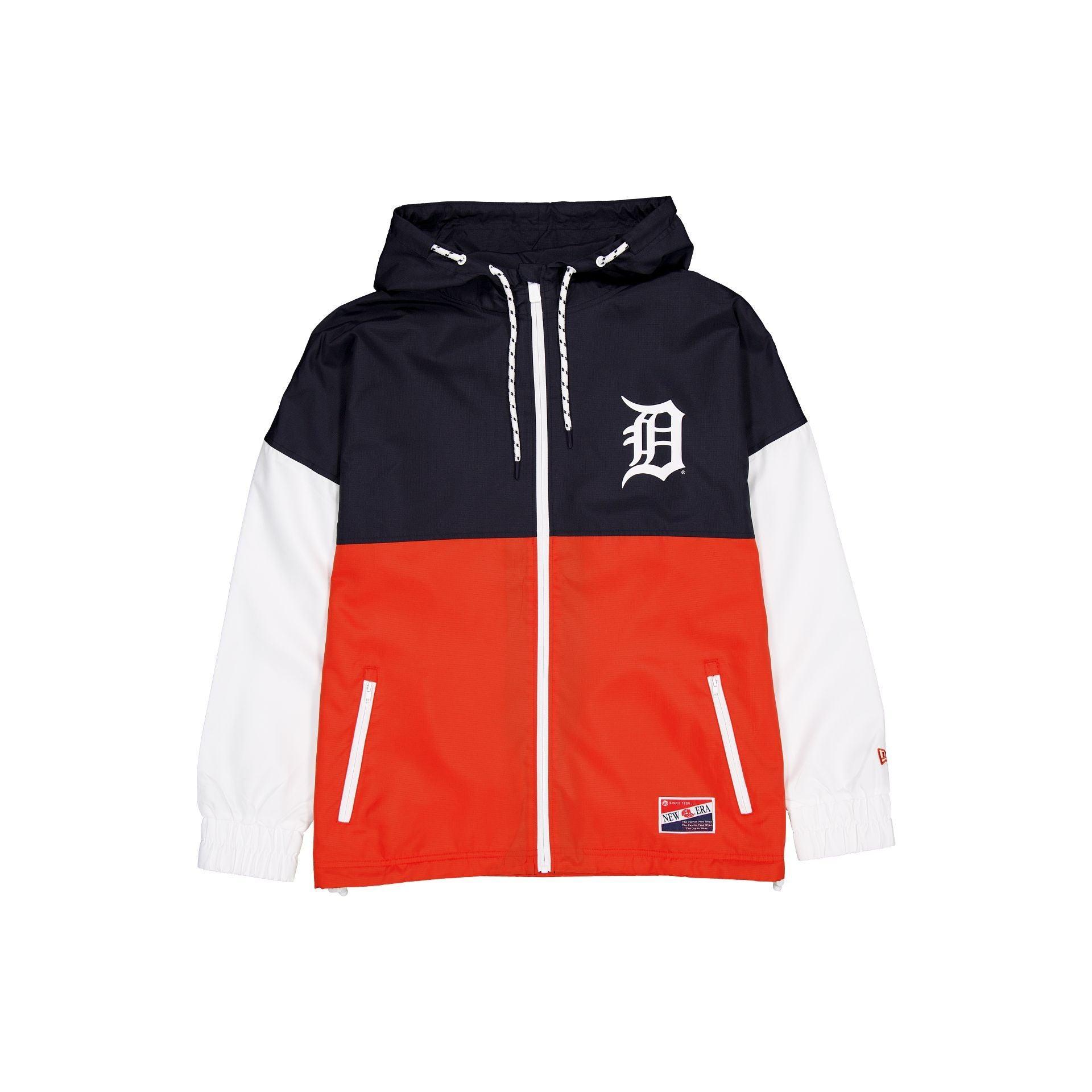 Detroit Tigers Throwback Windbreaker Male Product Image