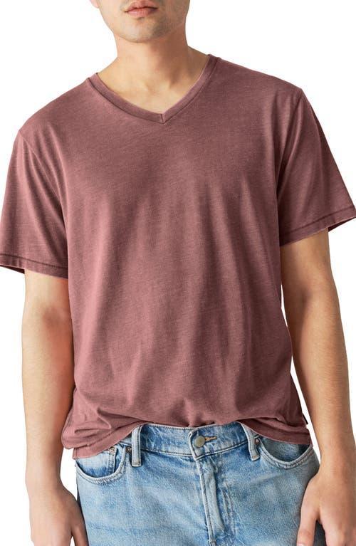 Lucky Brand Venice V-Neck Burnout T-Shirt Product Image