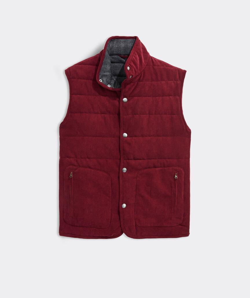 Corduroy Puffer Vest Product Image