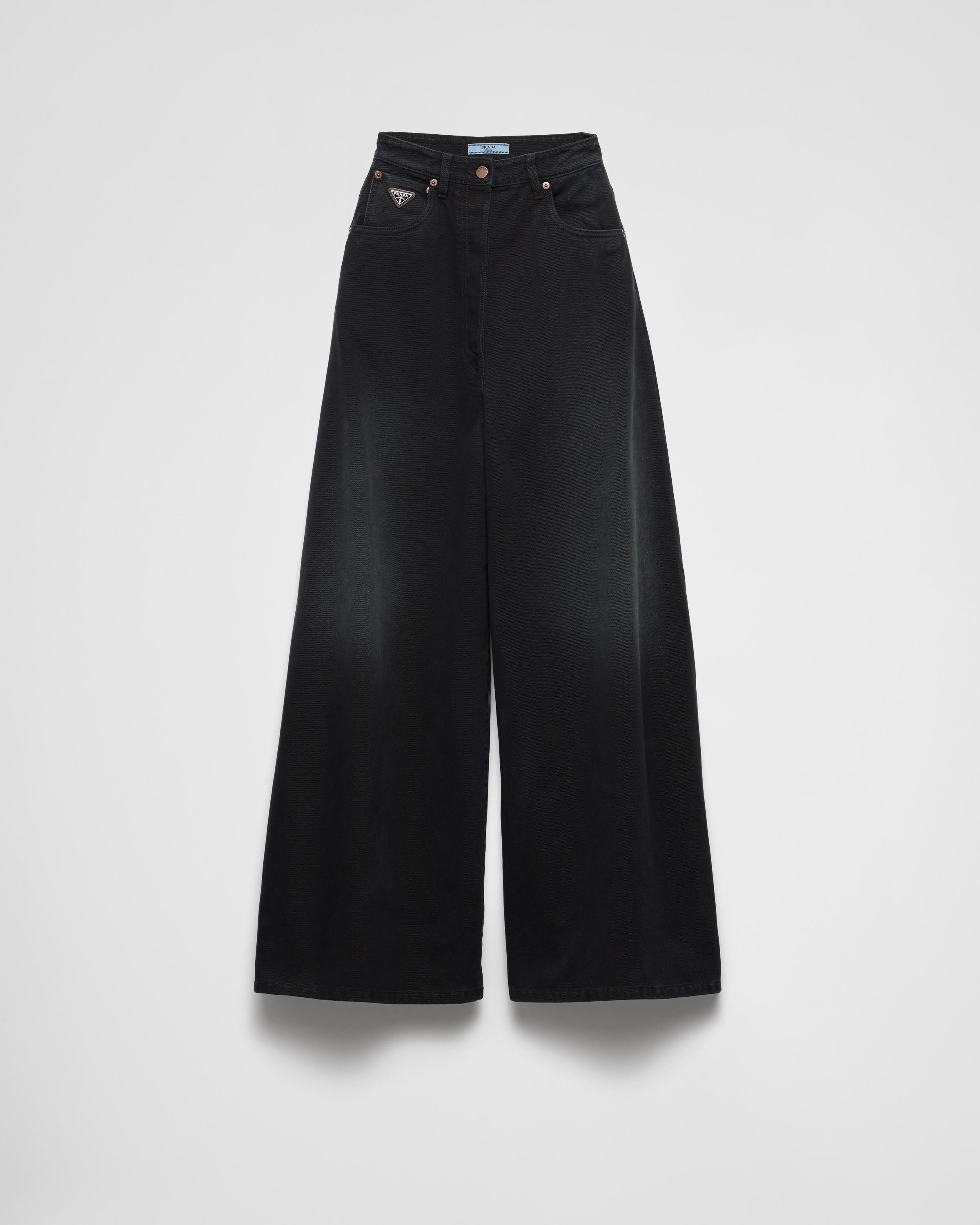 Black denim jeans product image