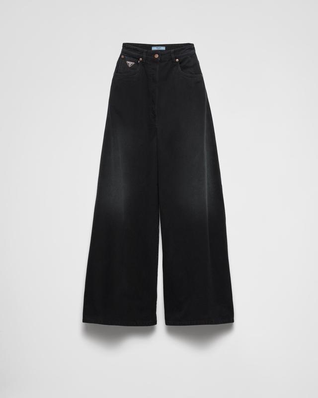 Black denim jeans Product Image