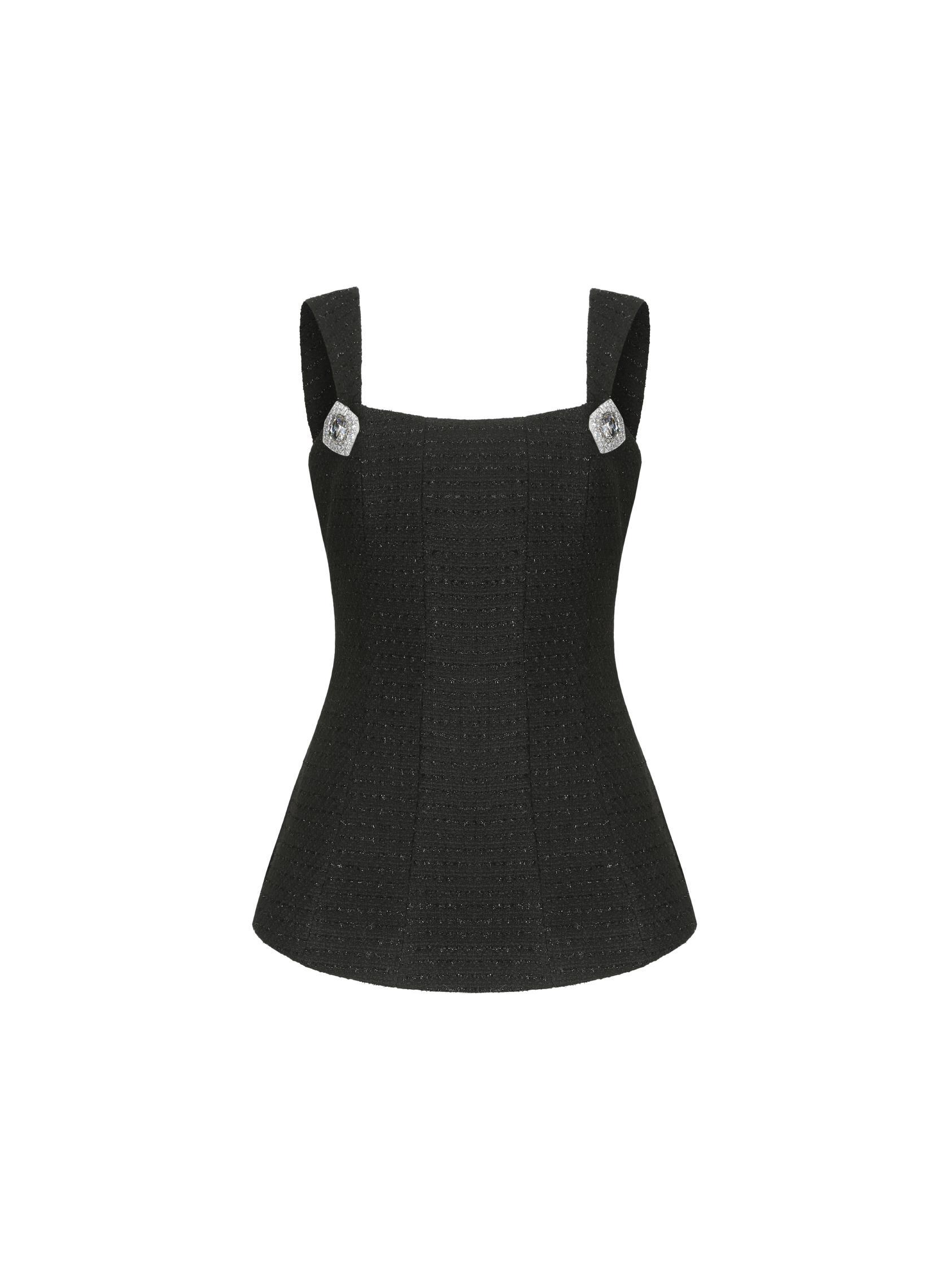 Anabella Bow Top (Black) Product Image