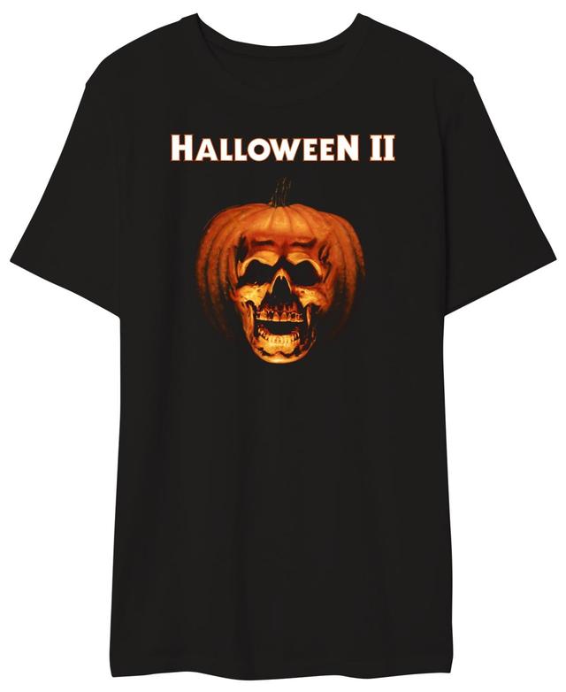 Halloween Ii Mens Pumpkin Skull Graphic Tshirt Product Image