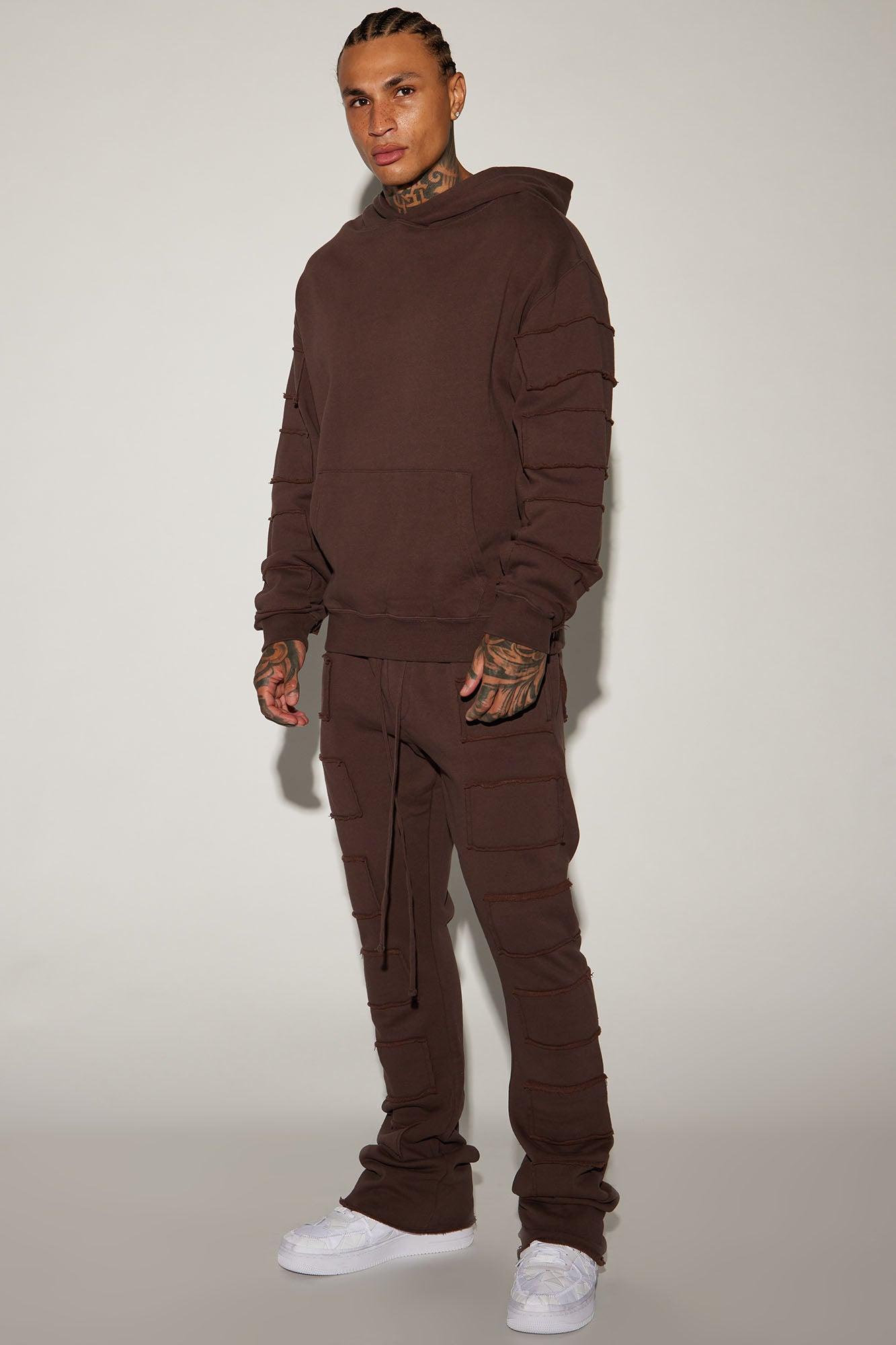 Tyson Let You Go Flared Sweatpant - Dark Brown Product Image