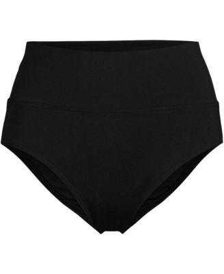 Lands End Womens Chlorine Resistant Pinchless High Waisted Bikini Bottoms Product Image