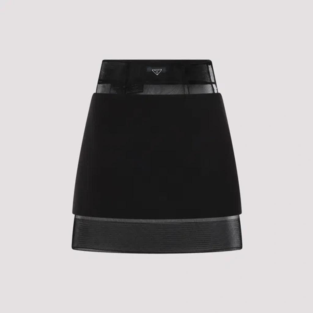 Black Wool Skirt product image