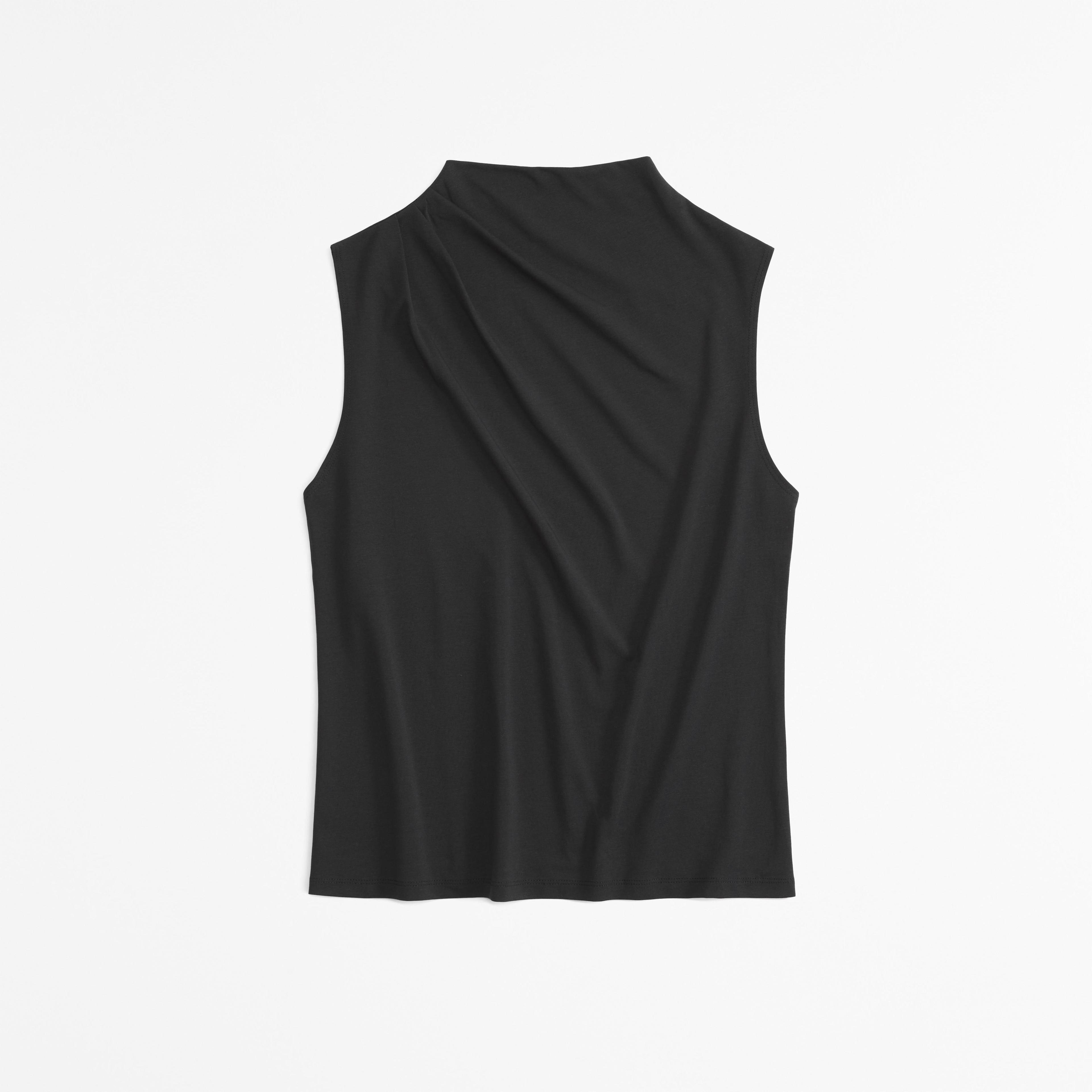 Sleeveless Grown-On Mockneck Top Product Image