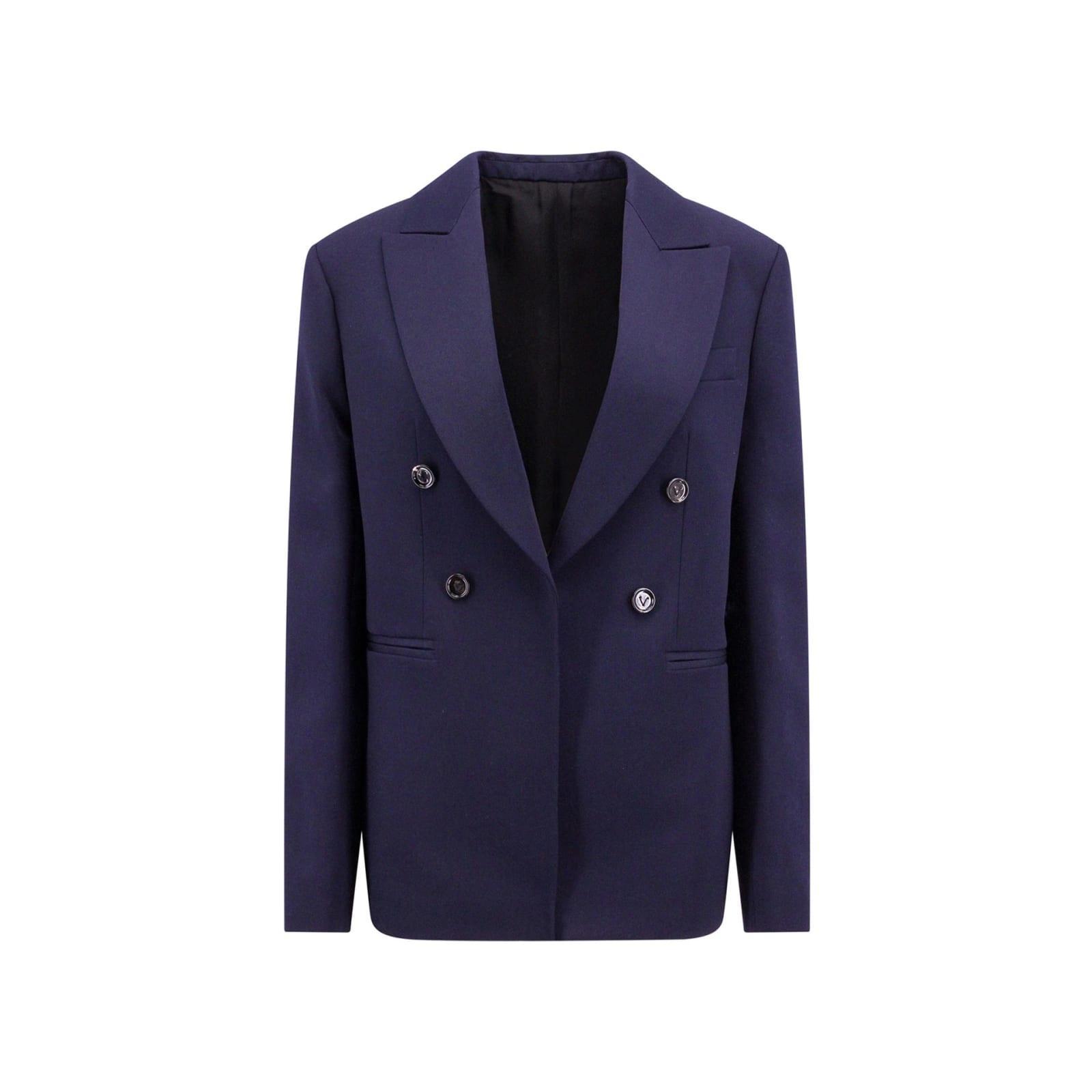 Sartorial Wool Blazer In Blue Product Image