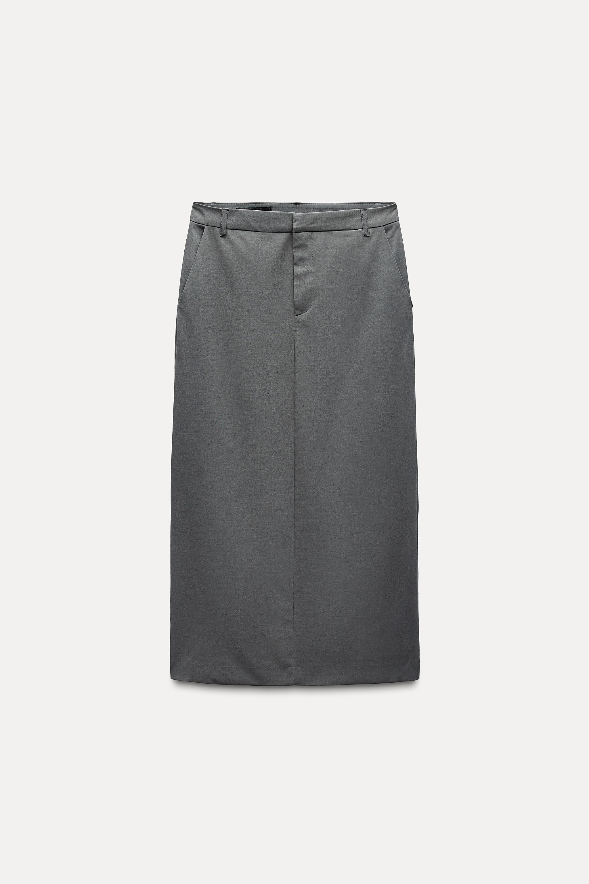 STRAIGHT CUT MIDI SKIRT Product Image