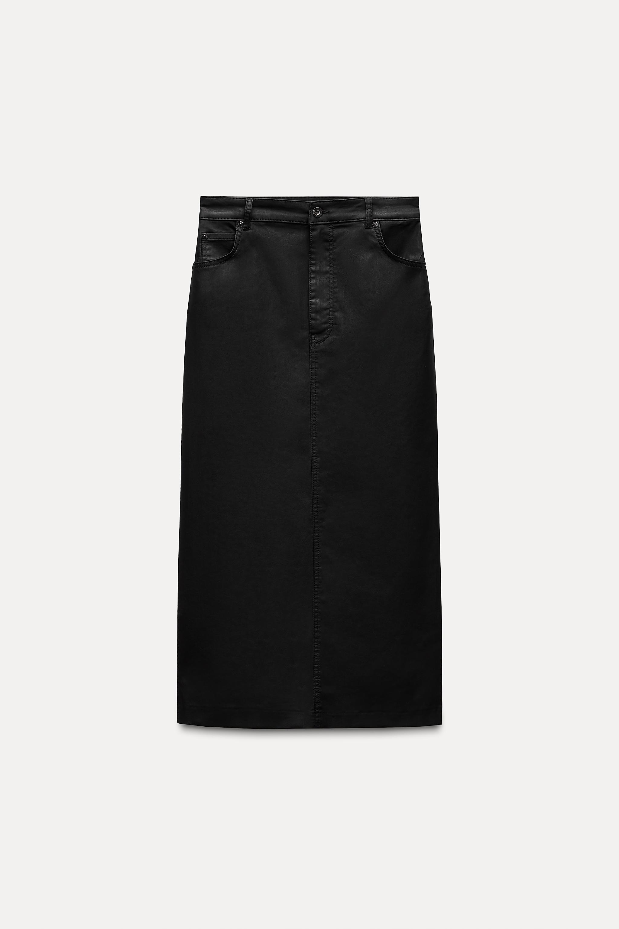 WAXED PENCIL SKIRT ZW COLLECTION Product Image