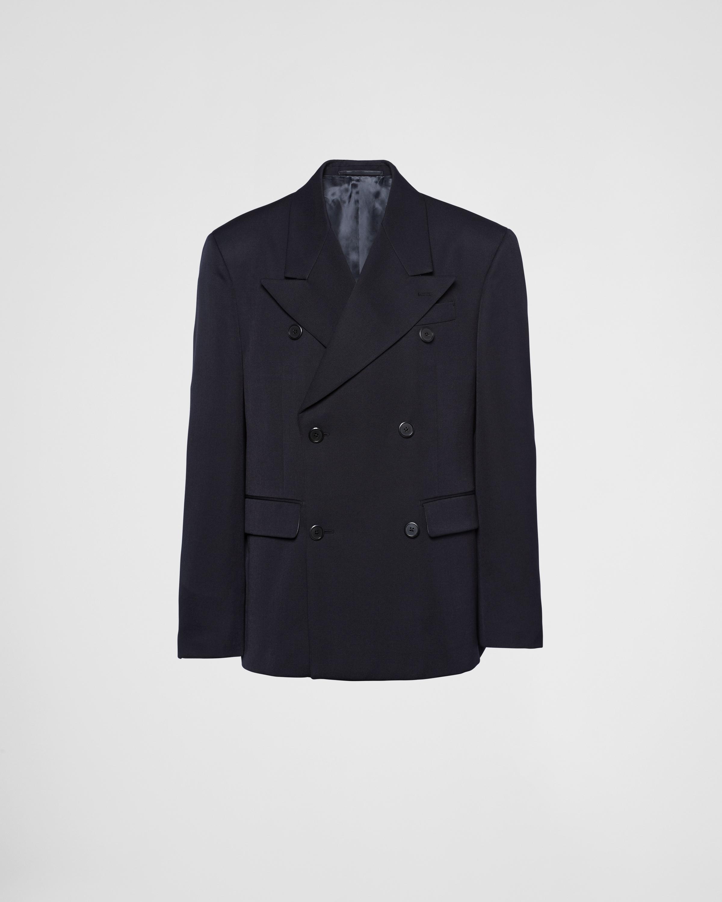 Double-breasted wool jacket Product Image