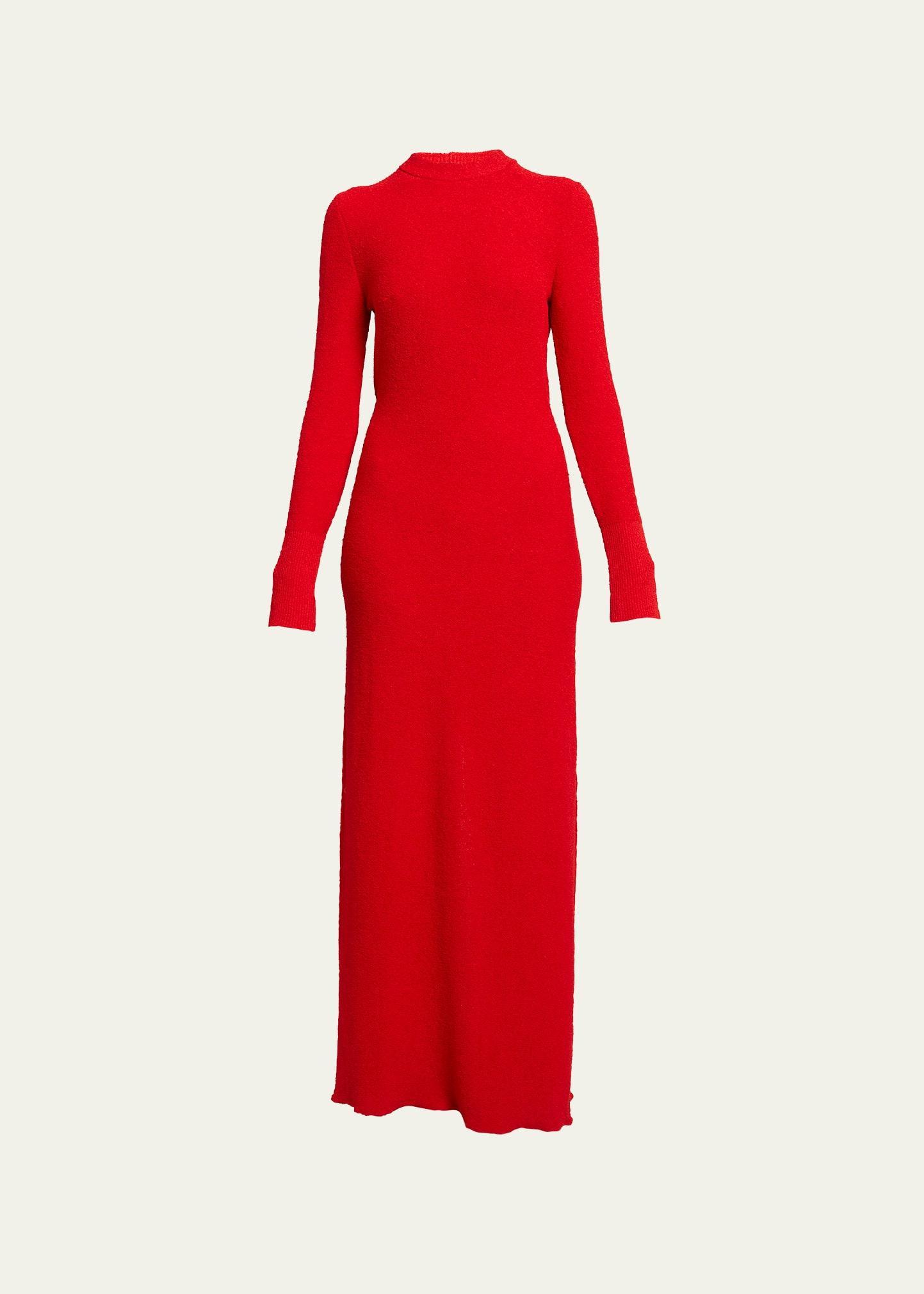 Womens Lara Boucl Knit Maxi Dress Product Image