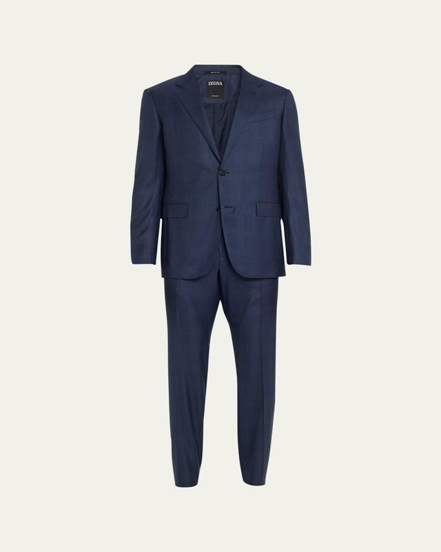 Mens 15milmil15 Wool Glen Plaid Suit Product Image