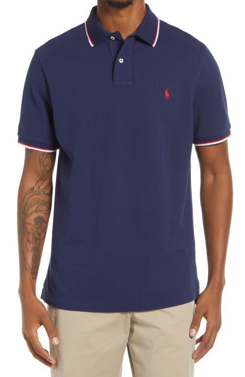 Polo Ralph Lauren Solid Cotton Polo Shirt Product Image