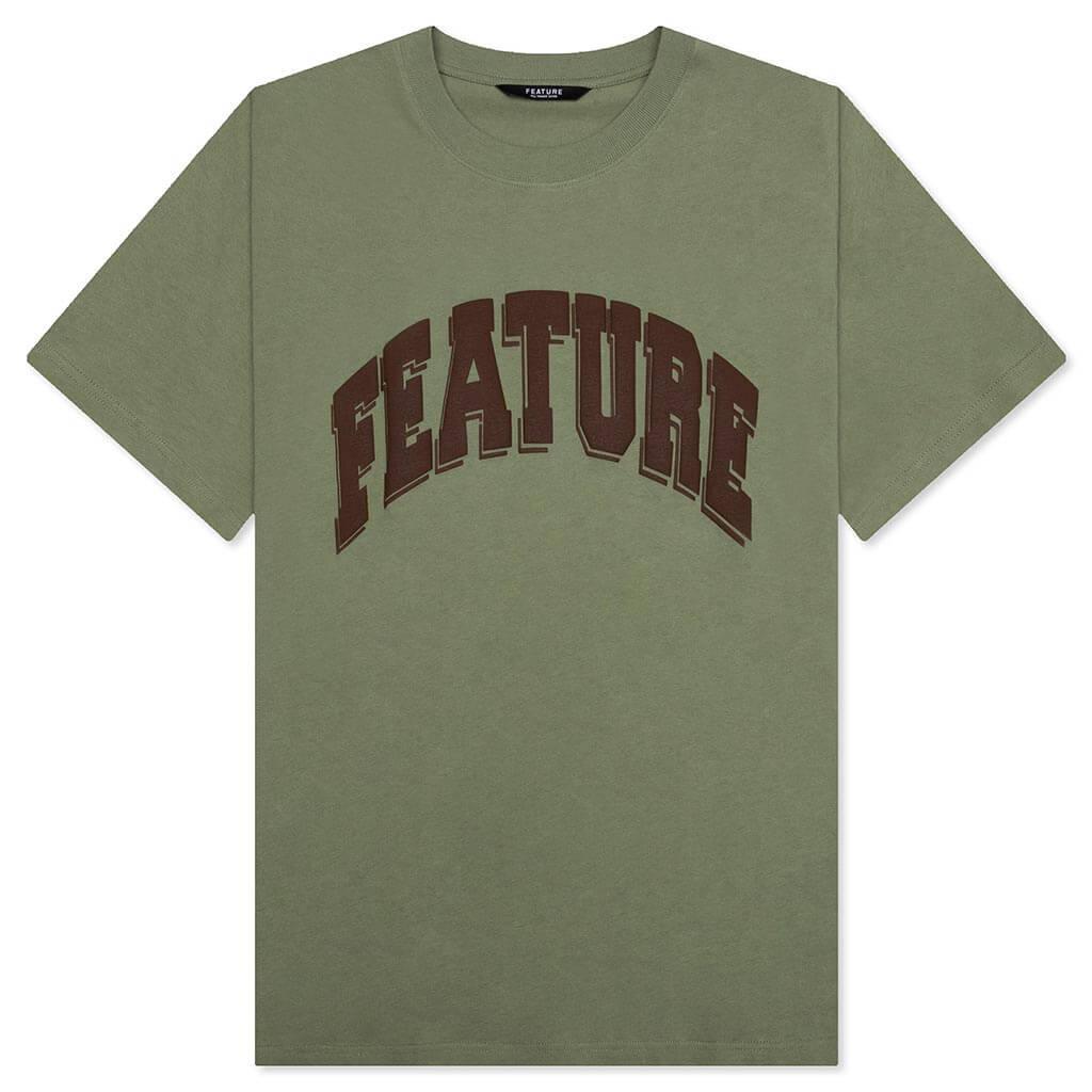 Collegiate Arch Tee - Oil Green Male Product Image