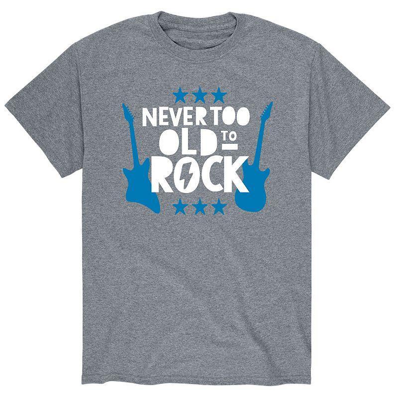 Mens Never Too Old To Rock Tee Product Image