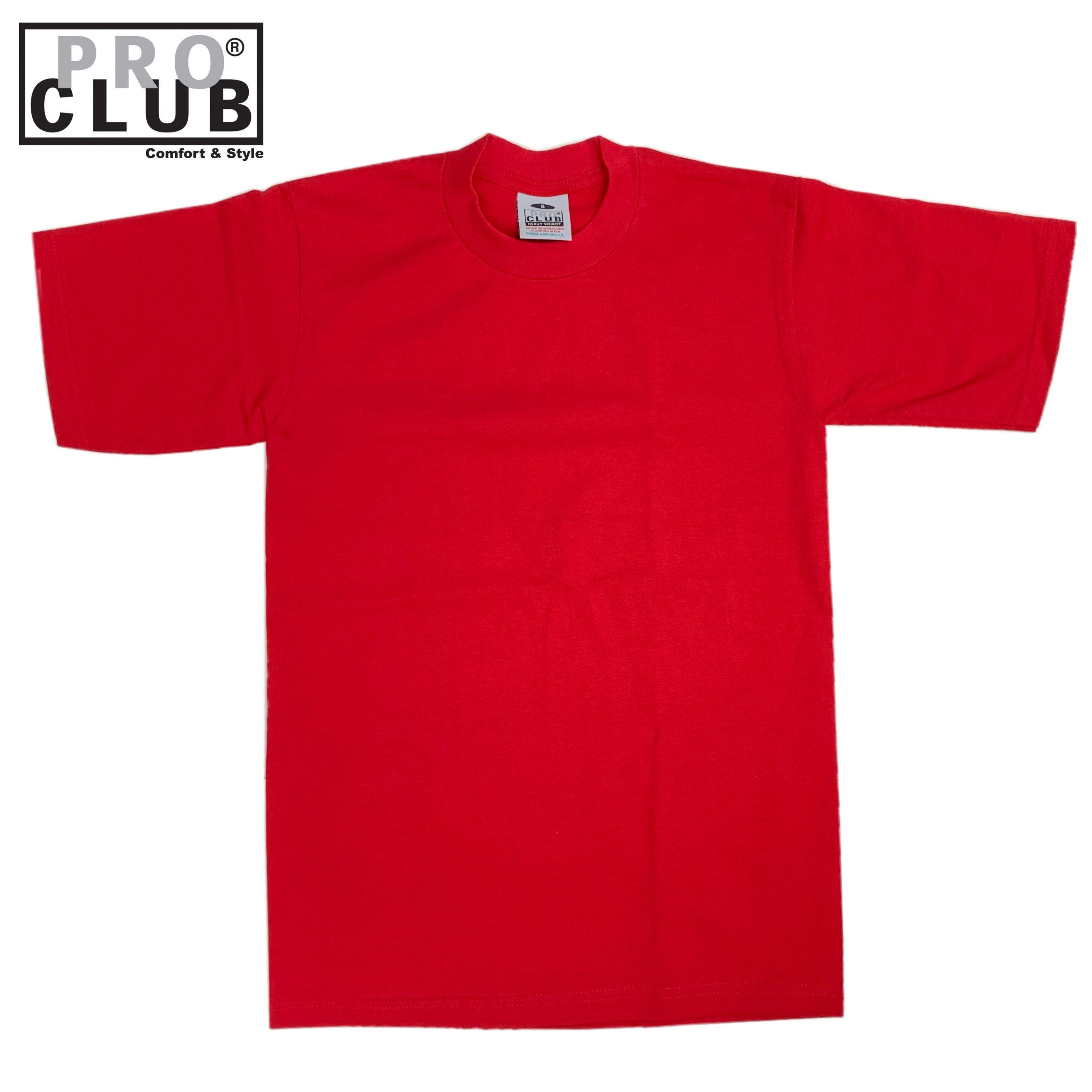 Pro Club Men's Heavyweight Cotton Short Sleeve Crew Neck T-Shirt (More Colors) Male Product Image