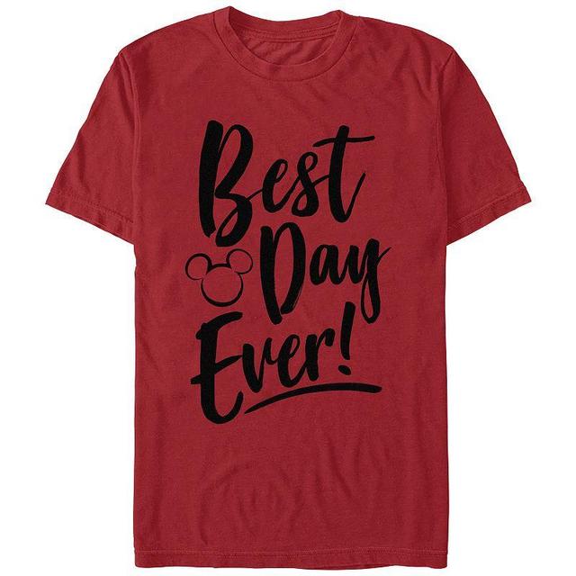 Disneys Mens Best Day Every Mickey Head Silhouette Tee Product Image