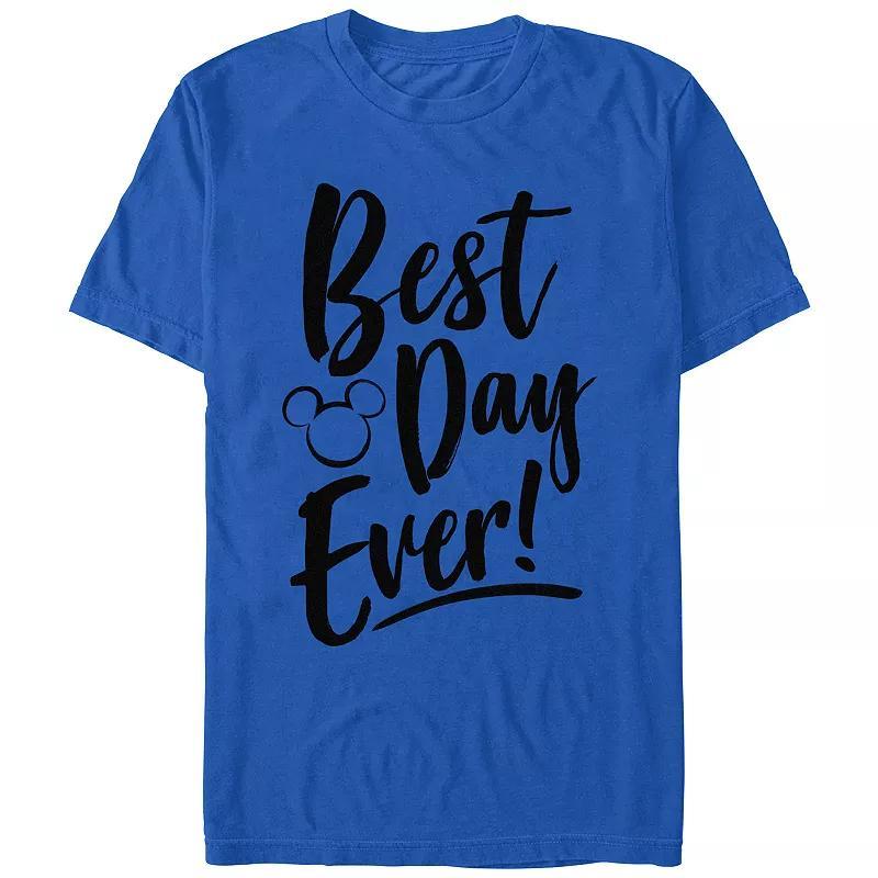 Disneys Mens Best Day Every Mickey Head Silhouette Tee Product Image