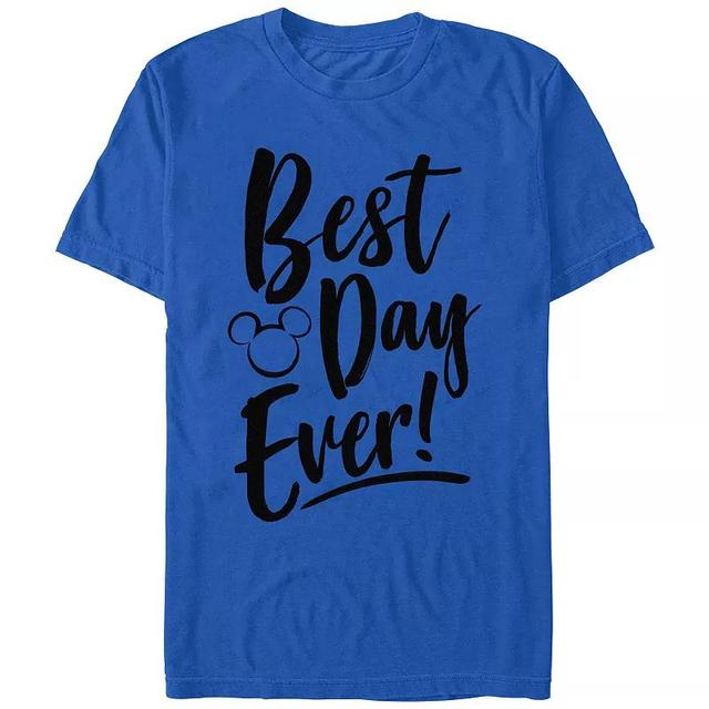 Disneys Mens Best Day Every Mickey Head Silhouette Tee Product Image