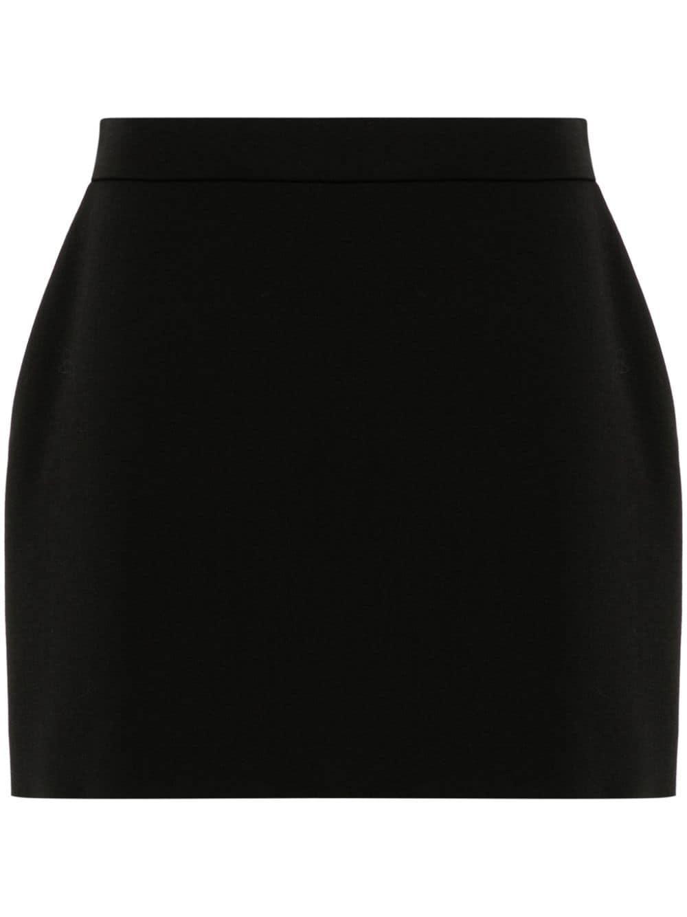 THE ROW Anouk Wool Miniskirt In Blk Black Product Image