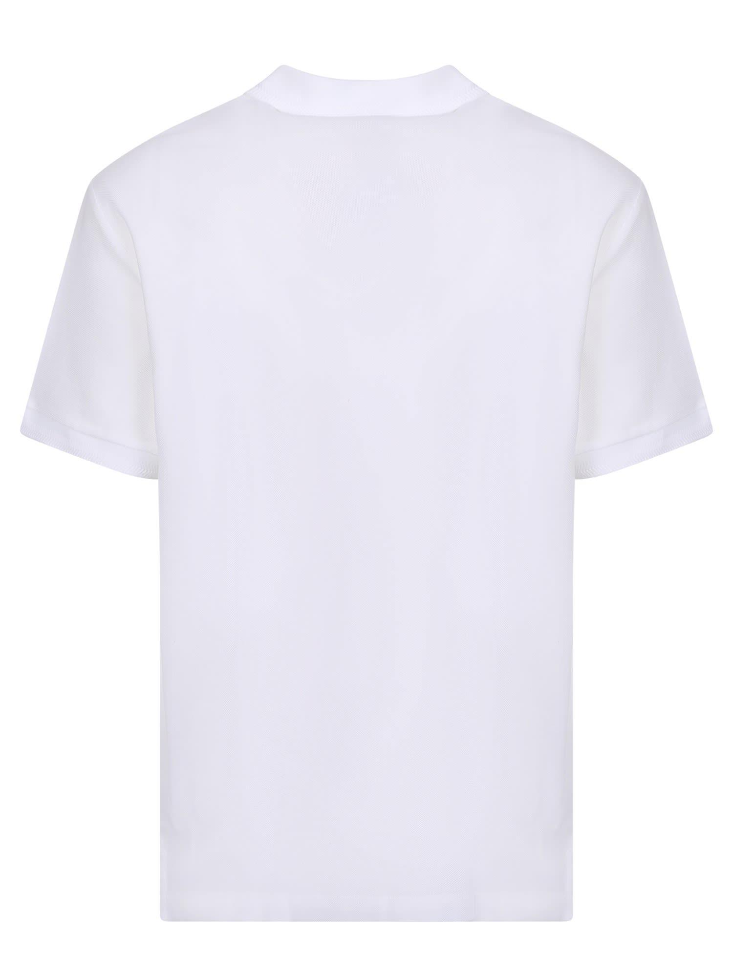 BURBERRY Tb Monogram Polo Shirt In White Product Image