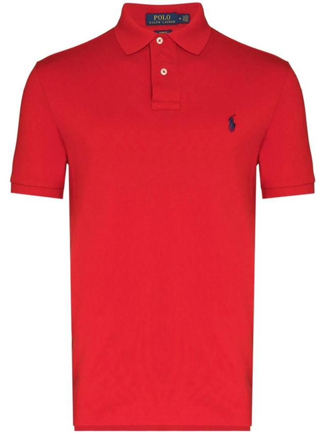 Polo Pony Short-sleeve Polo Shirt In Red Product Image