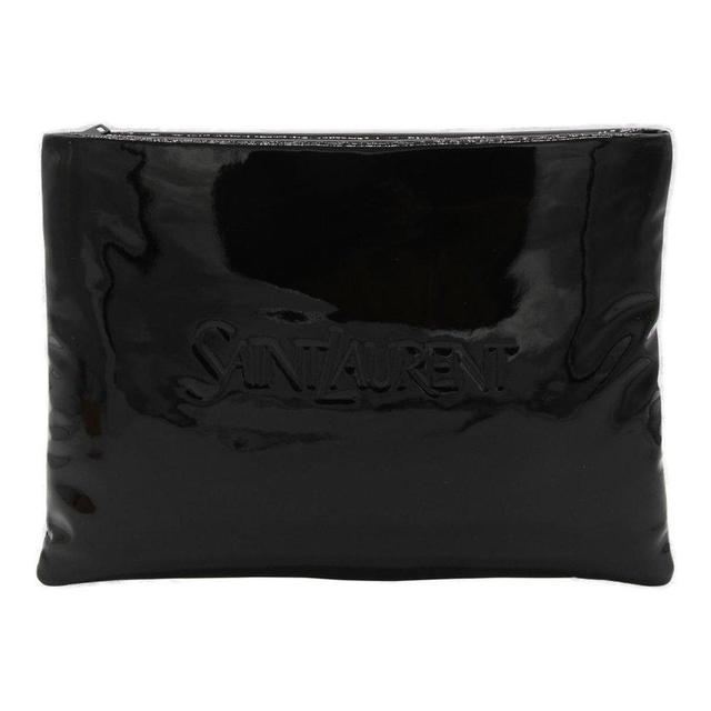 Large Puffy Pouch In Black Product Image