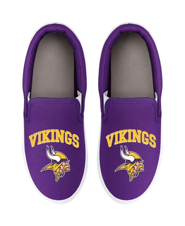 Womens Foco Minnesota Vikings Big Logo Slip- Sneakers - Purple Product Image