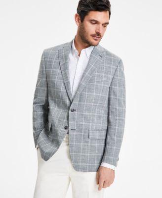 Men's Classic-Fit Windowpane Sport Coat Product Image