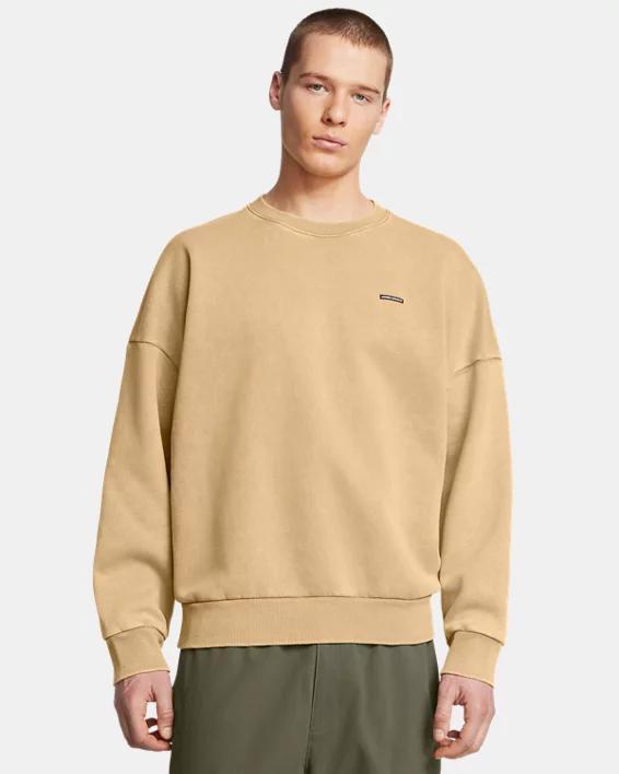 Men's UA Icon Heavyweight Fleece Wash Oversized Crew Product Image