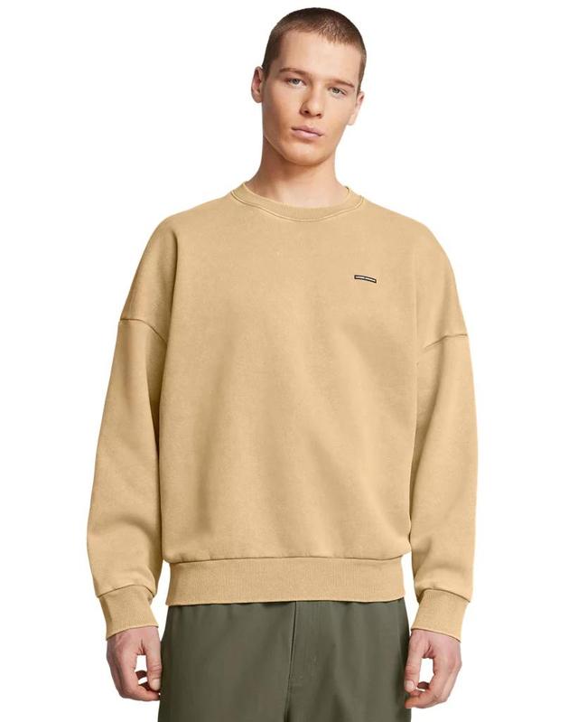 Men's UA Icon Heavyweight Fleece Wash Oversized Crew Product Image