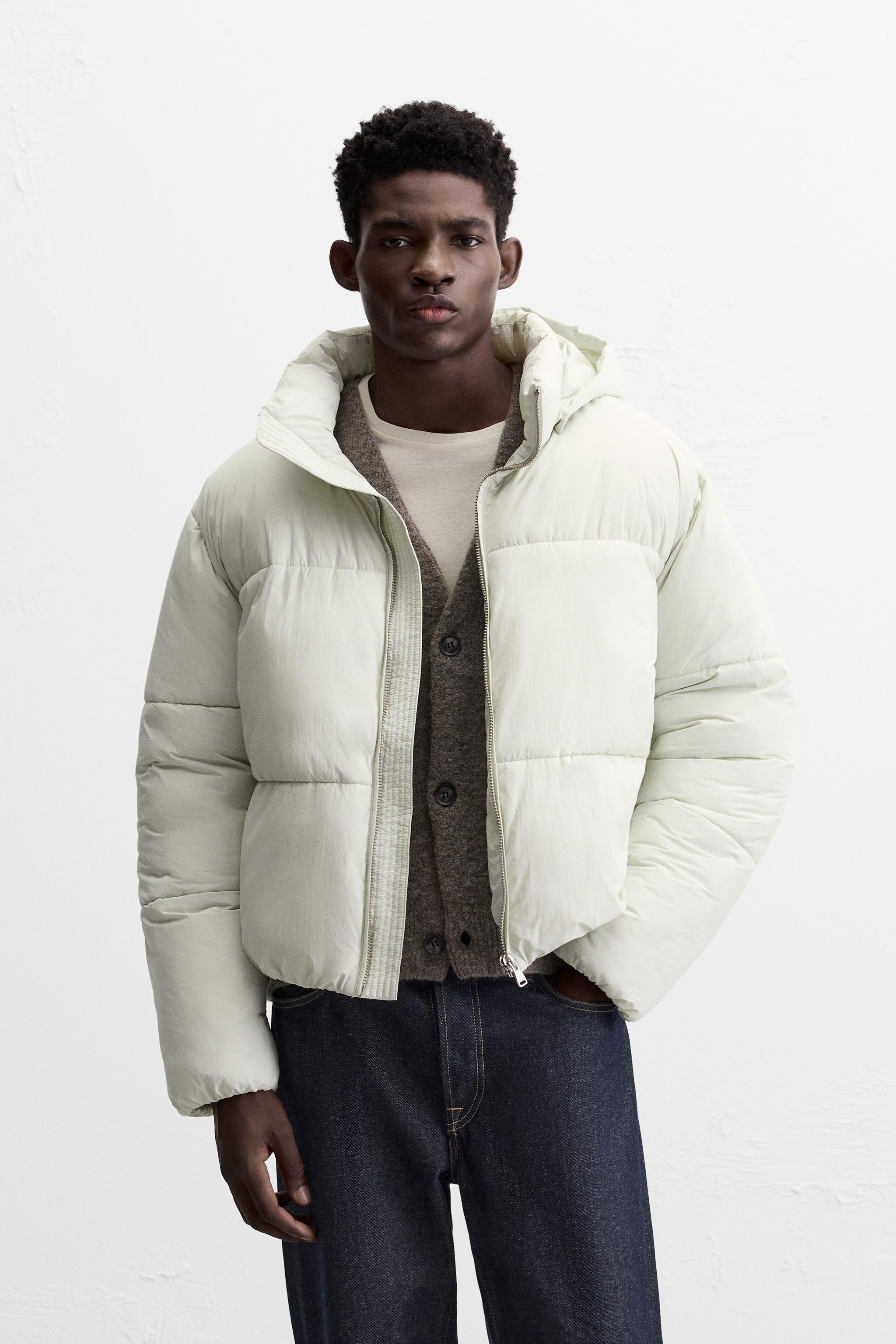 PUFFER JACKET WITH REMOVABLE HOOD Product Image