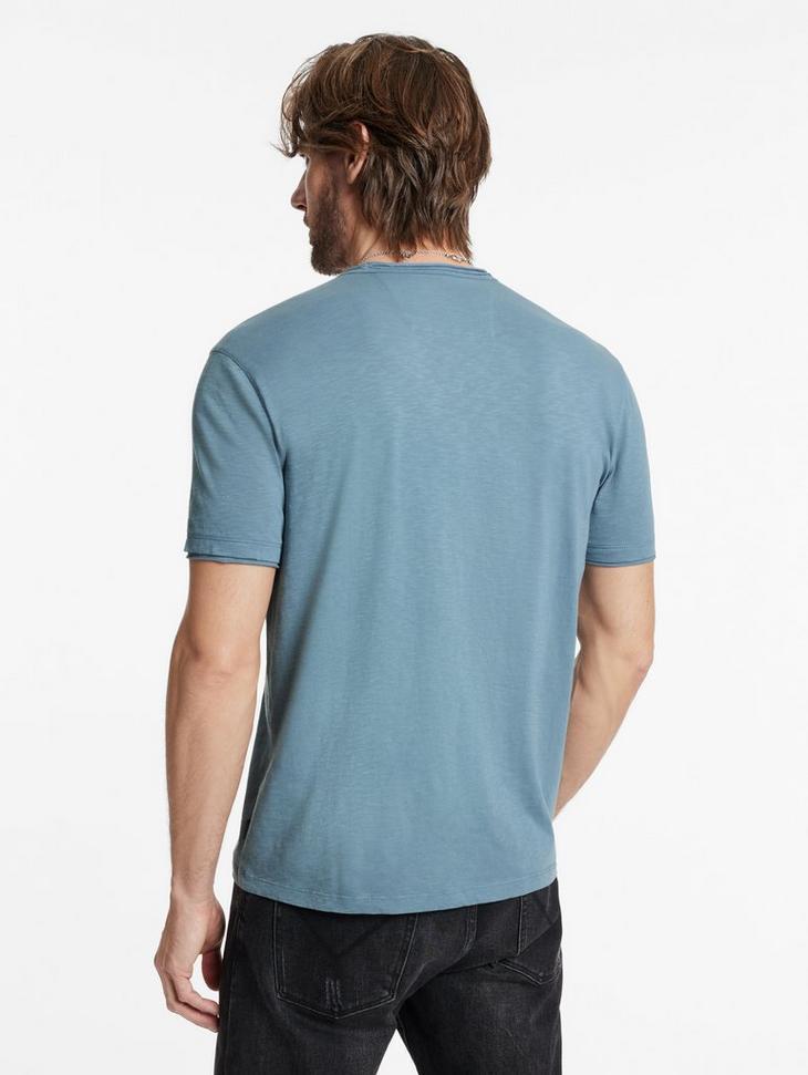 John Varvatos Miles Slub V-Neck T-shirt Male Product Image