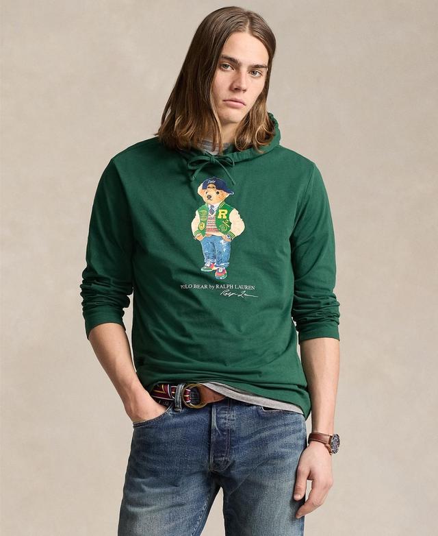 Mens Polo Bear Hooded T-Shirt Product Image