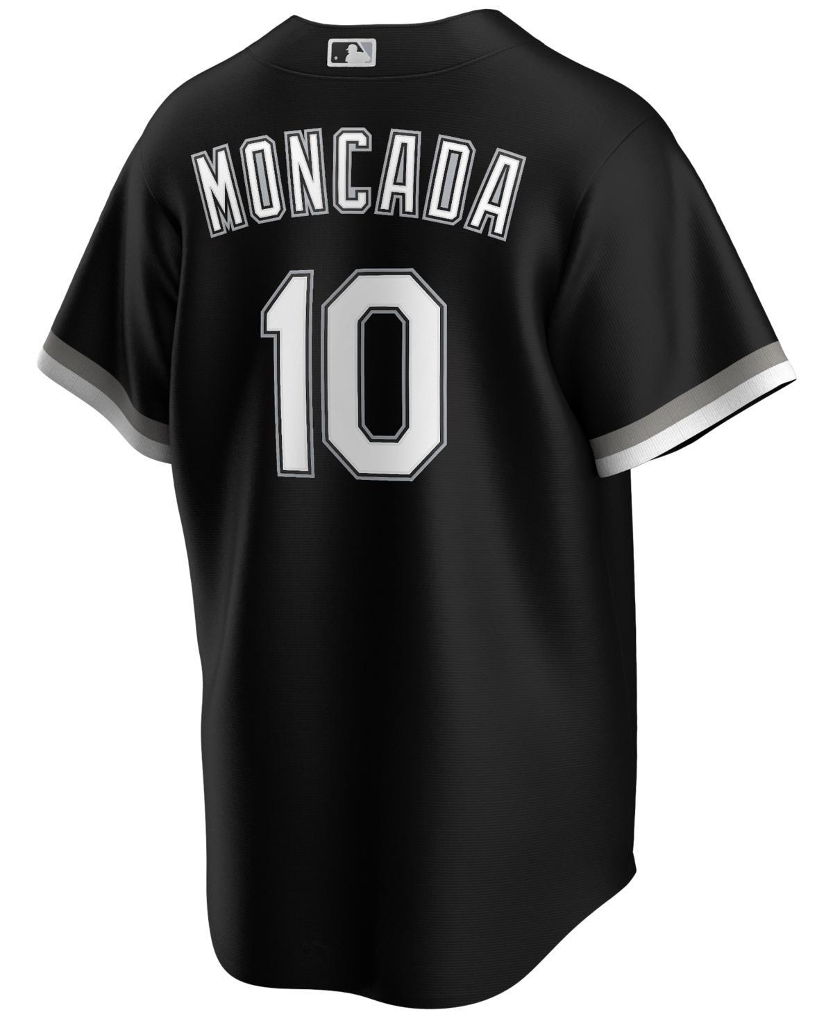 Nike Mens Yoan Moncada Chicago White Sox Official Player Replica Jersey - Black Product Image