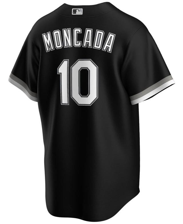 Nike Mens Yoan Moncada Chicago White Sox Official Player Replica Jersey - Black Product Image