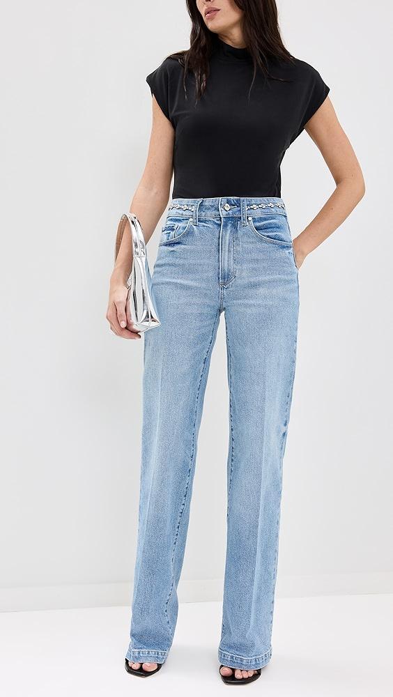 PAIGE Sasha Wide Leg Jeans | Shopbop Product Image