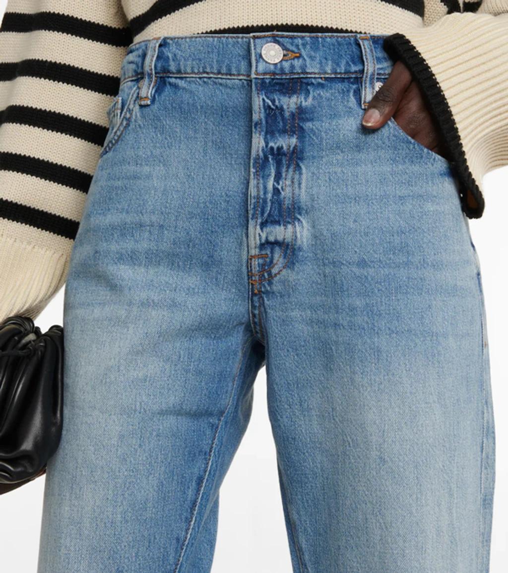 Le Slouch Low-rise Straight-leg Jeans In Blue Product Image