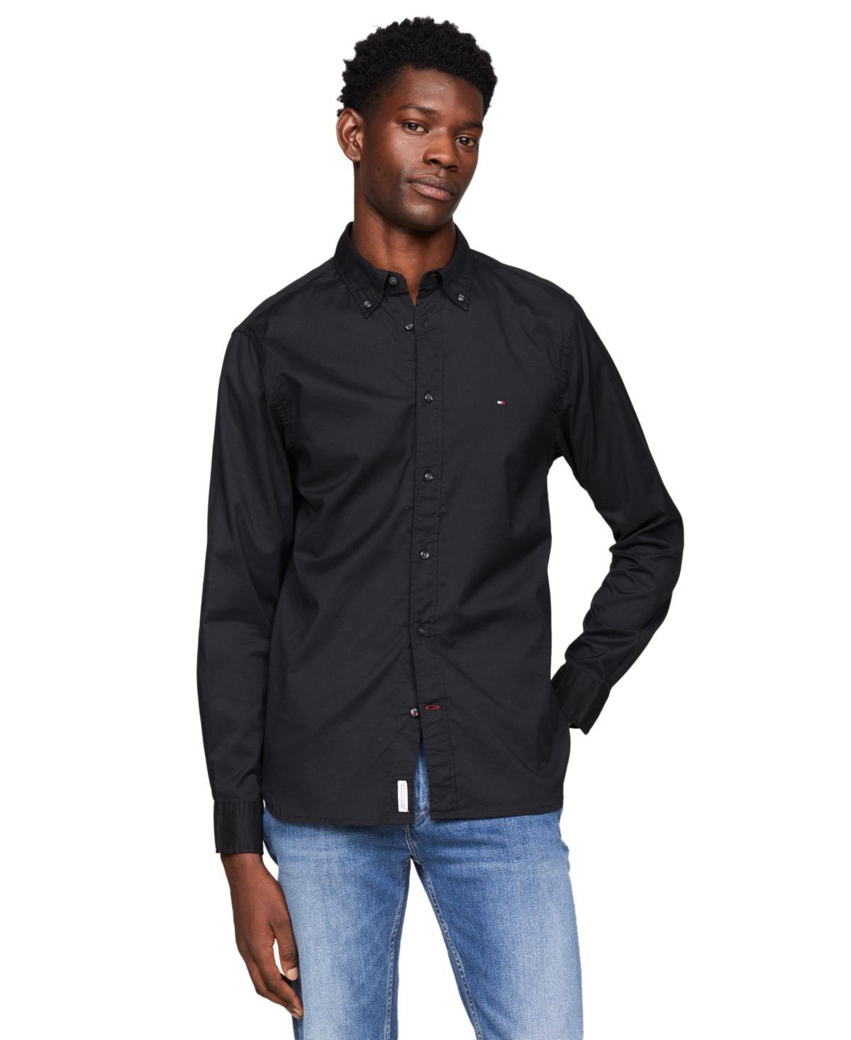 Tommy Hilfiger Men's Regular Fit Cotton Poplin Shirt Product Image